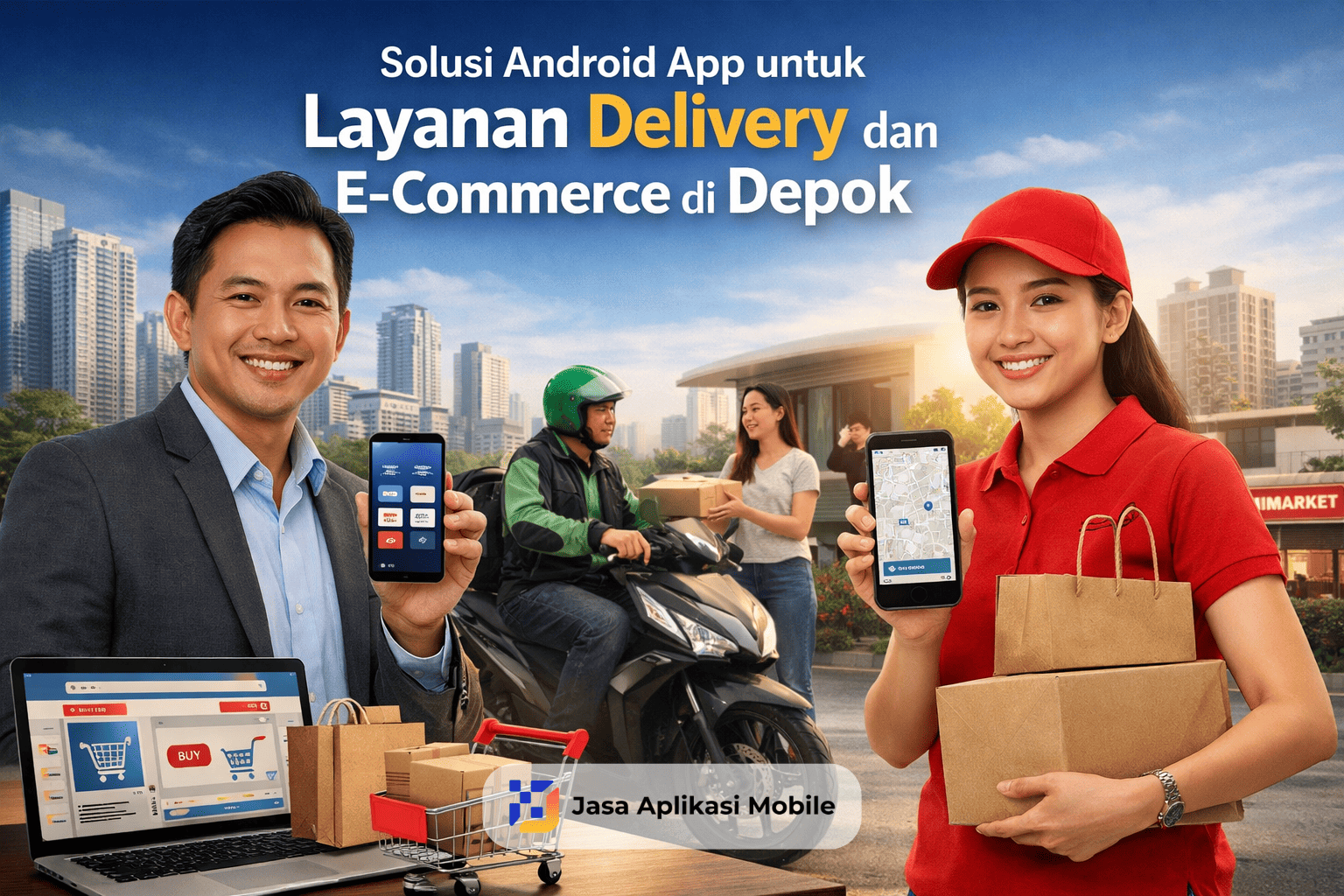 Solusi Android App untuk Layanan Delivery dan E-Commerce di Depok